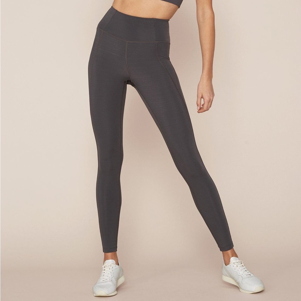 Girlfriend Collective high rise full length legging -Smoke Gray